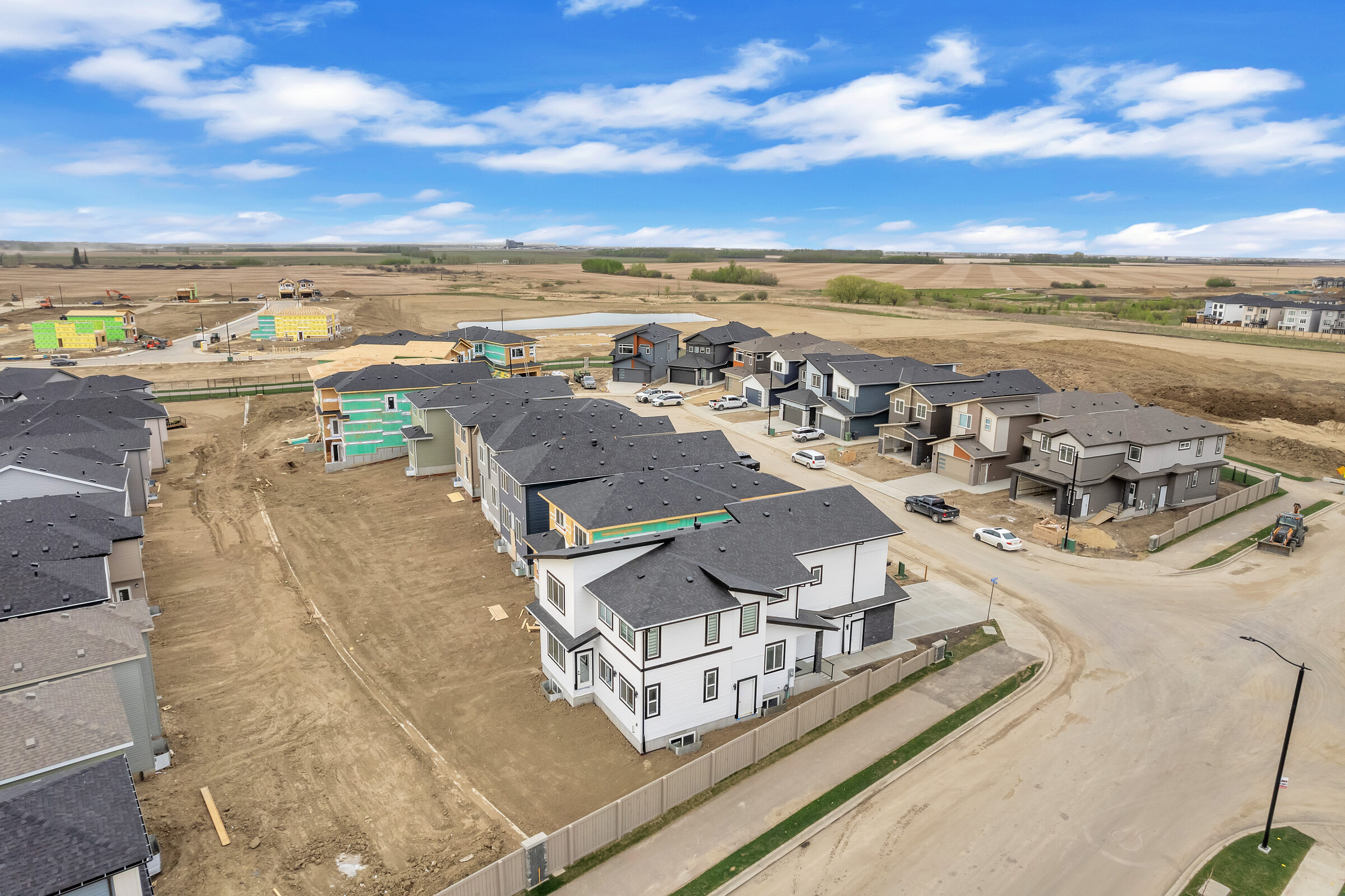 Aerial view of the Beaumont family community